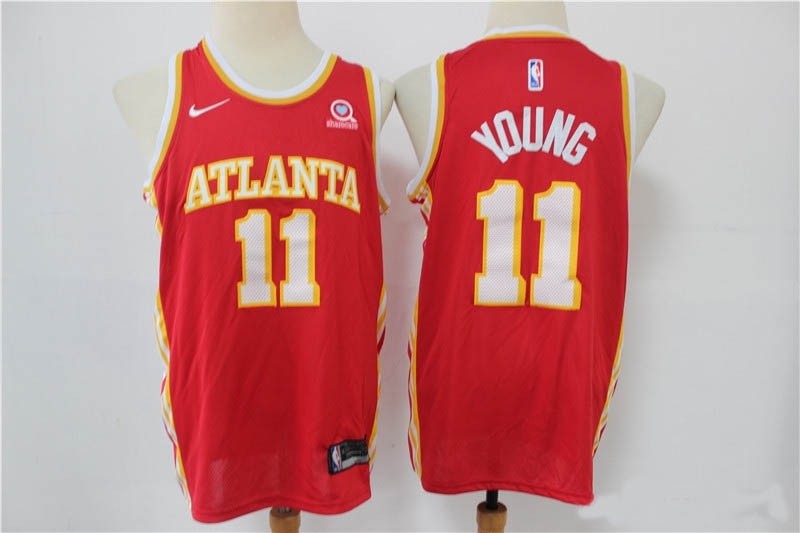 NBA Atlanta Hawks #11 Trae Young Red 2020 Nike Swingman Jersey