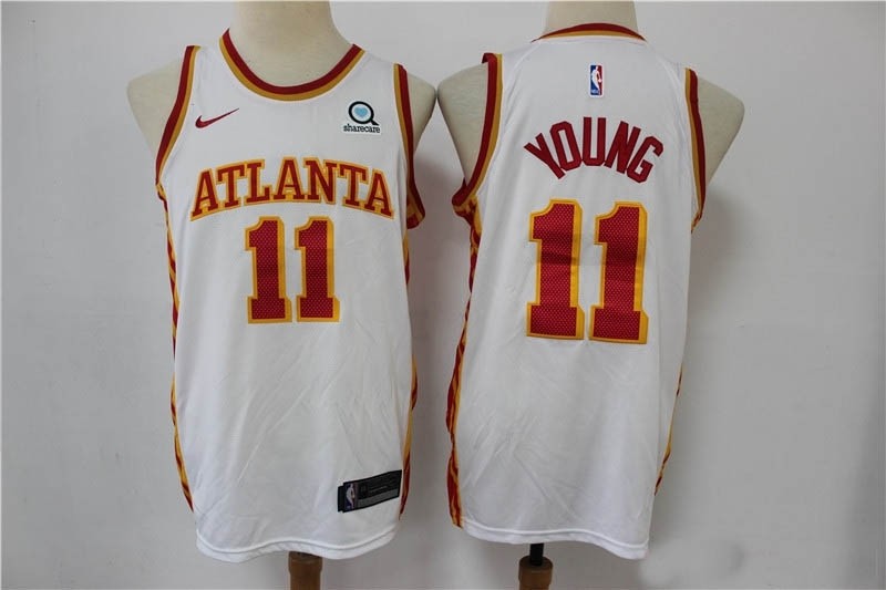 NBA Atlanta Hawks #11 Trae Young White 2020 Nike Swingman Jersey