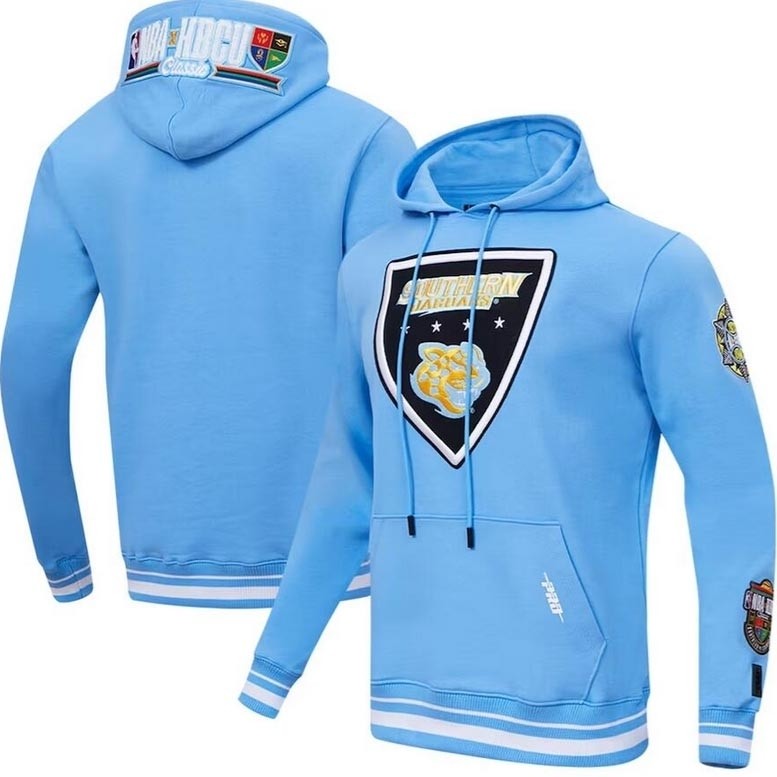 Men's Unisex Southern University Jaguars Pro Standard Light Blue 2023 NBA All-Star Game X HBCU Classic Chenille Pullover Hoodie