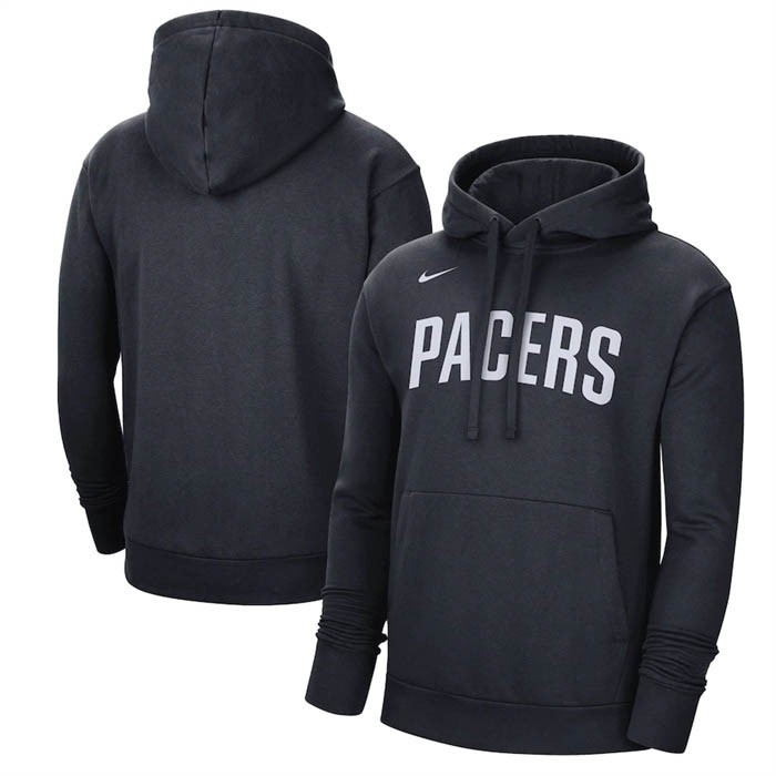 Men's Indiana Pacers Black 2022-23 City Edition Essential Pullover Hoodie