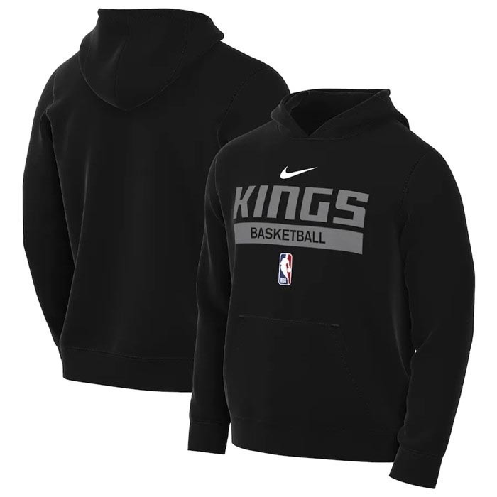 Men's Sacramento Kings Black Spotlight Fleece Overhead Hoodie