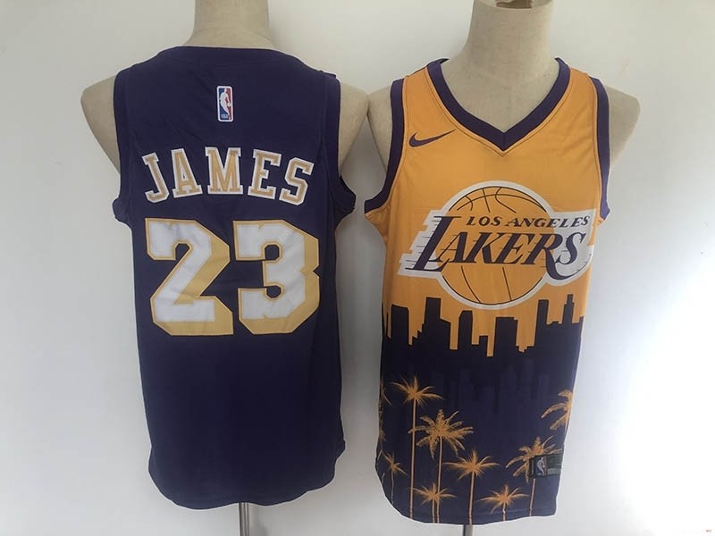 Lakers James #23 Tribute New jersey