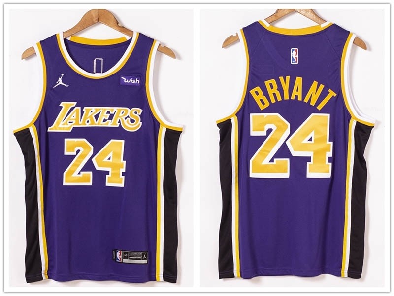 NBA Los Angeles Lakers #24 Kobe Bryant Purple 2021 Nike Swingman Jersey