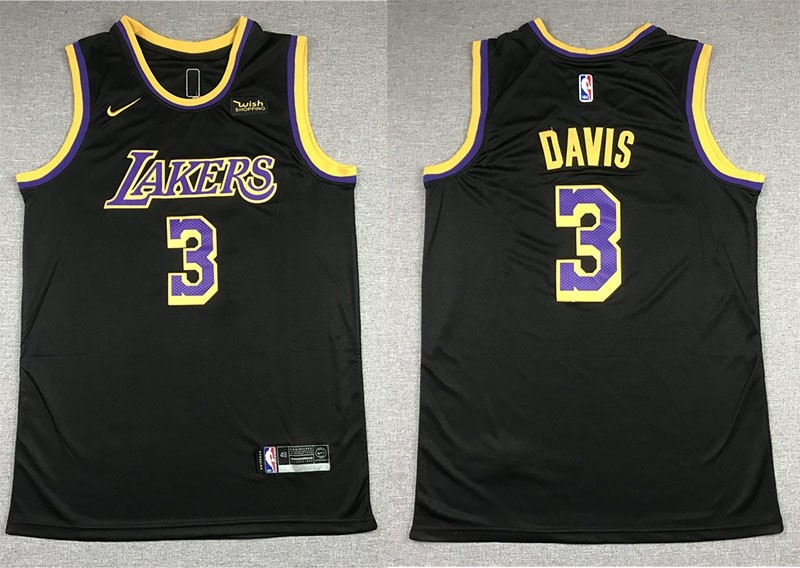 NBA Lakers #3 Anthony Davis Swingman Earned Edition Jersey