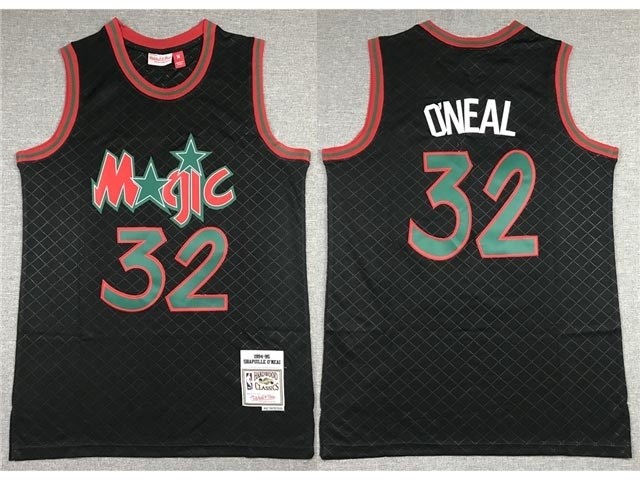 Orlando Magic #32 Shaquille O'Neal 1994-95 Neapolitan Hardwood Classics Jersey