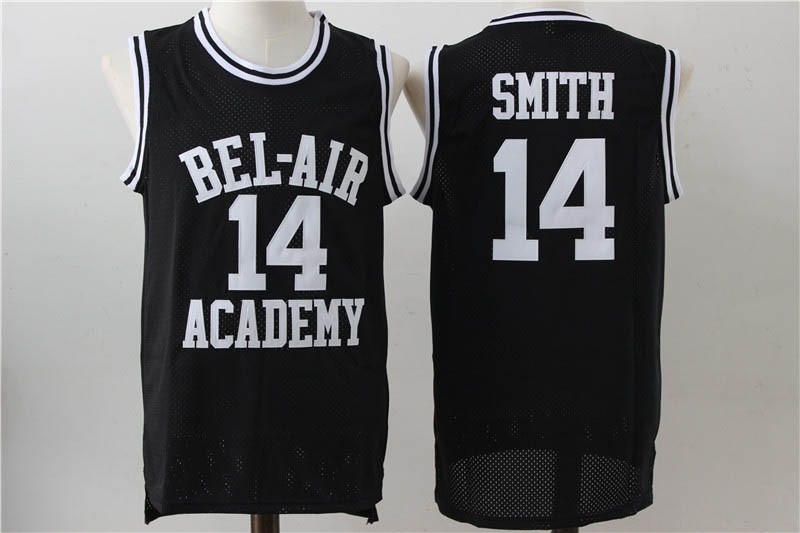 NBA Bel-Air Academy #14 Will Smith Black Jersey