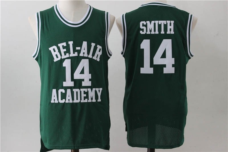 NBA Bel-Air Academy #14 Will Smith Green Jersey