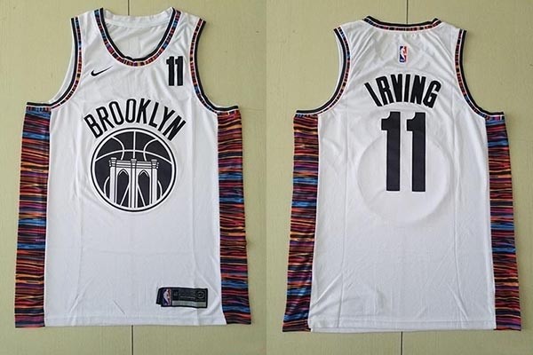 NBA Brooklyn Nets #11 Kyrie Irving White 2020-21 City Edition Nike Swingman Jersey