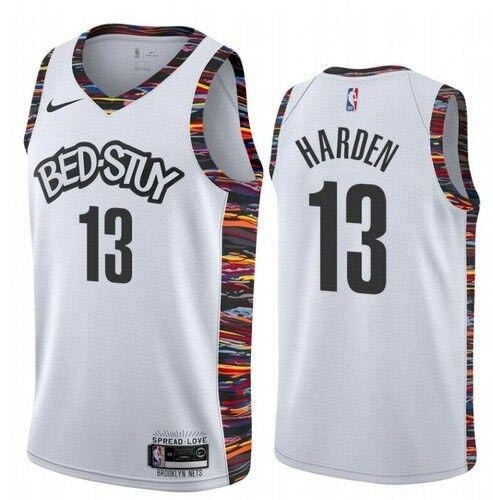 Brooklyn Nets #13 James Harden White 2020 City Edition Nike Swingman Jersey