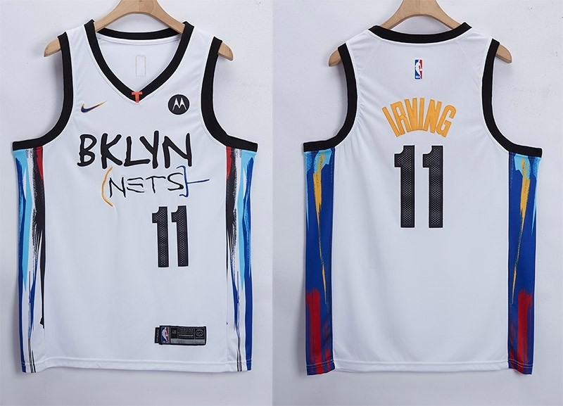 NBA Brooklyn Nets #11 Kyrie Irving White 2021 Nike Swingman Jersey