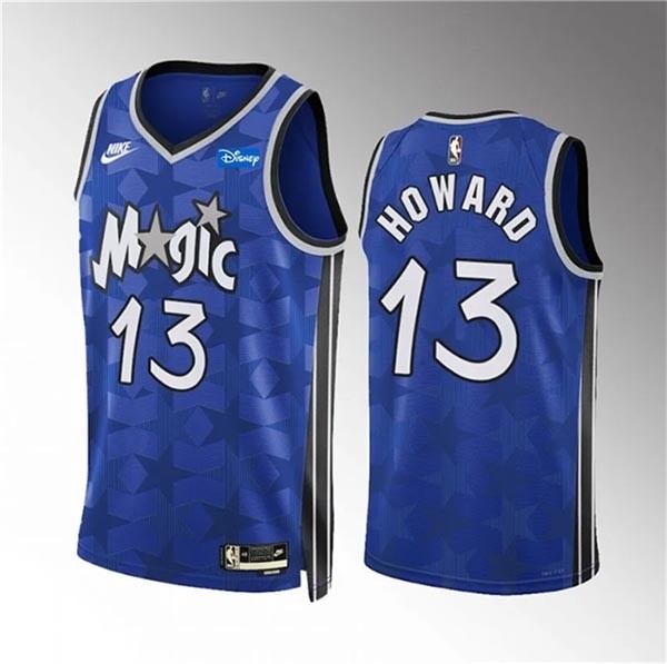 Men's Orlando Magic #13 Jett Howard Blue 2023-24 Classic Edition Stitched Basketball Jersey