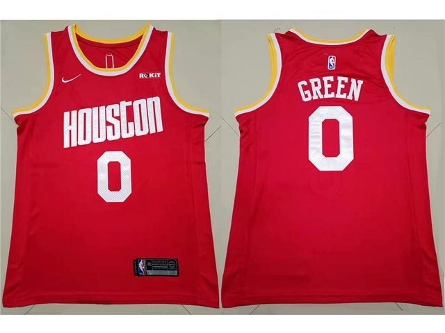 Houston Rockets #0 Jalen Green Red Swingman Jersey