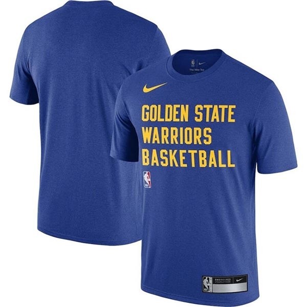 Men's Golden State Warriors Royal 2023-24 Sideline Legend Performance Practice T-Shirt