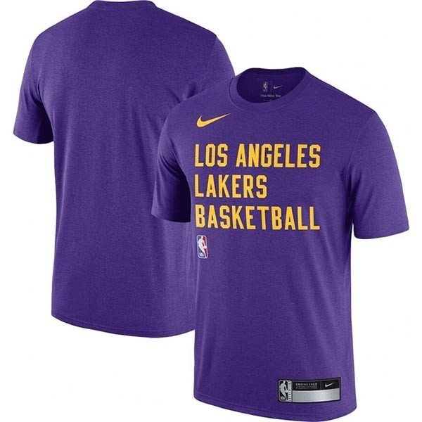 Men's Los Angeles Lakers Purple 2023-24 Sideline Legend Performance Practice T-Shirt