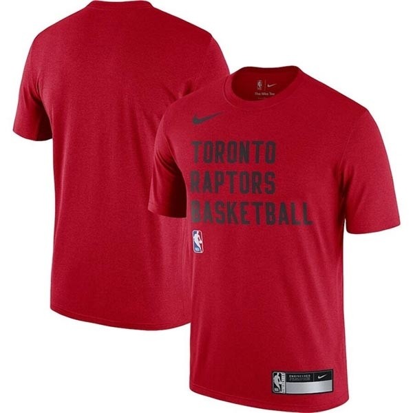 Men's Toronto Raptors Red 2023-24 Sideline Legend Performance Practice T-Shirt