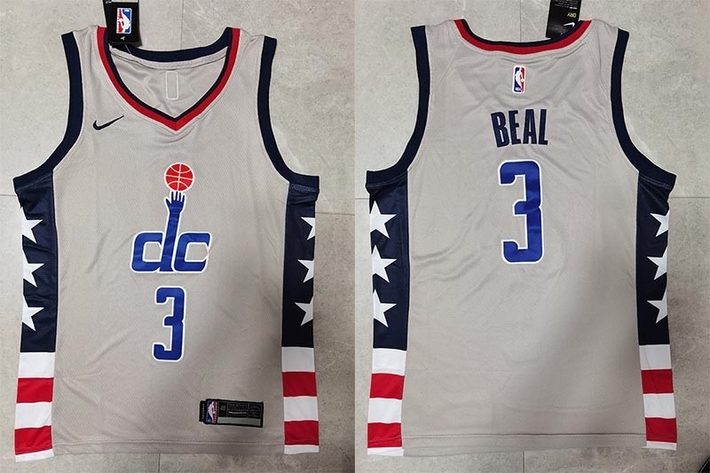 NBA Washington Wizards #3 Bradley Beal Grey 20020-21 City Edition Nike Swingman Jersey