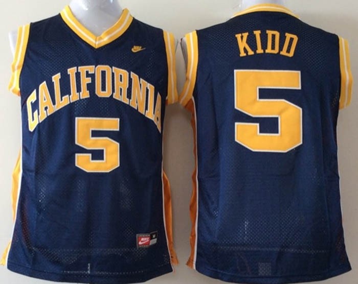 California Golden Bears Kidd #5 blue jersey