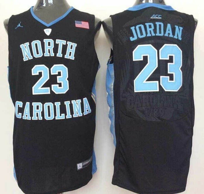 North Carolina Tar Heels black #23 Jordan jersey