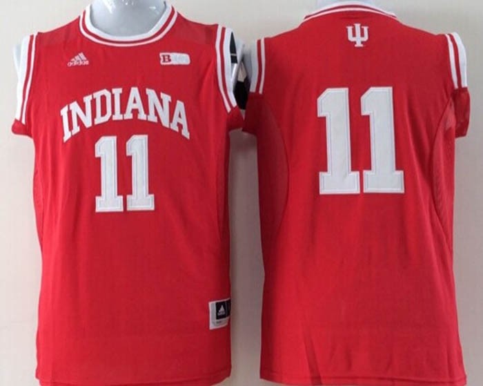 Indiana Hoosiers #11 red jersey