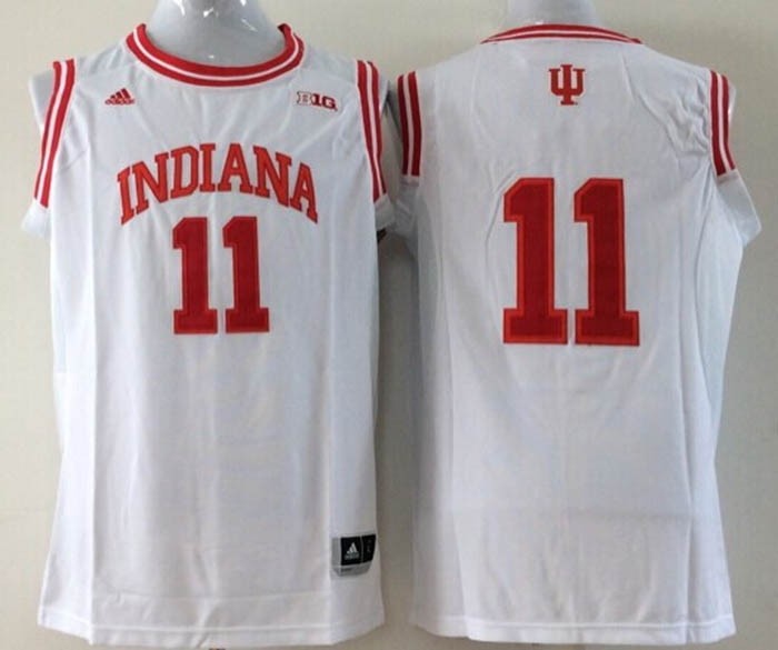 Indiana Hoosiers #11 white jersey