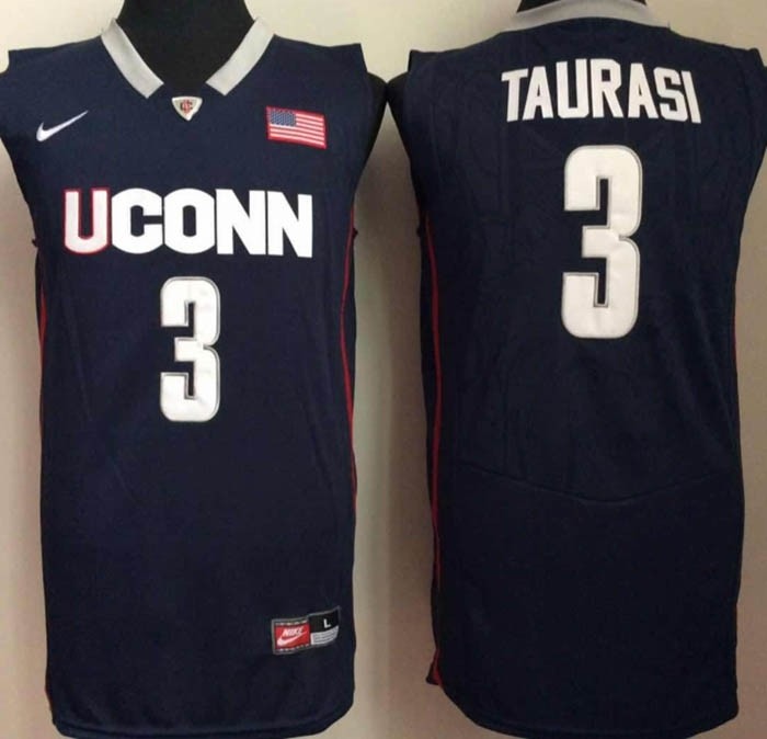 Uconn Huskies blue #3 Taurasi jersey