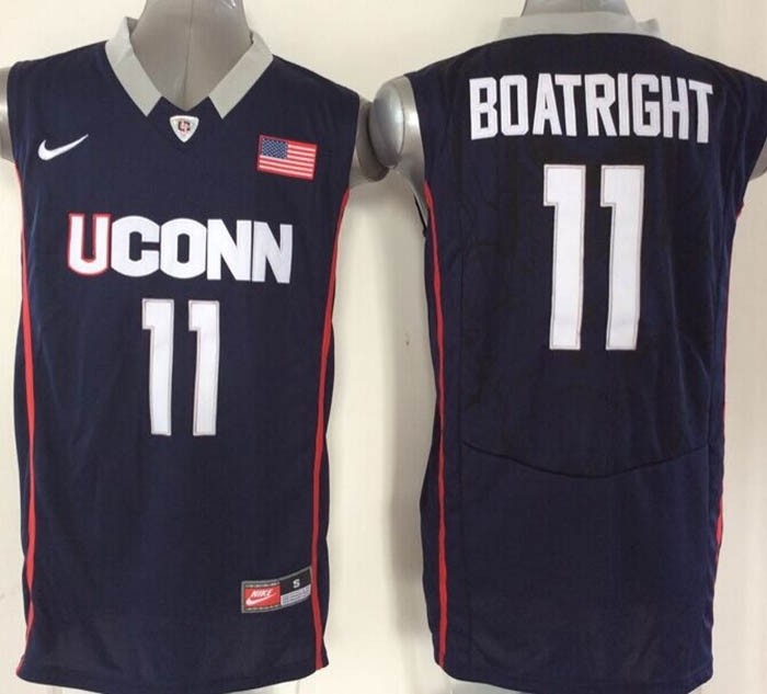 Uconn Huskies blue #15 Boatright jersey