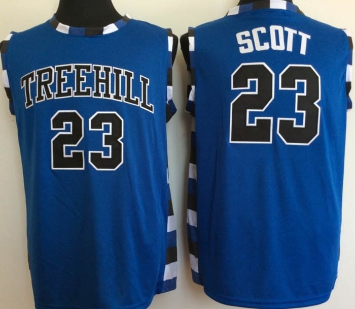 One Tree Hill Ravens Blue #23 Scott jersey