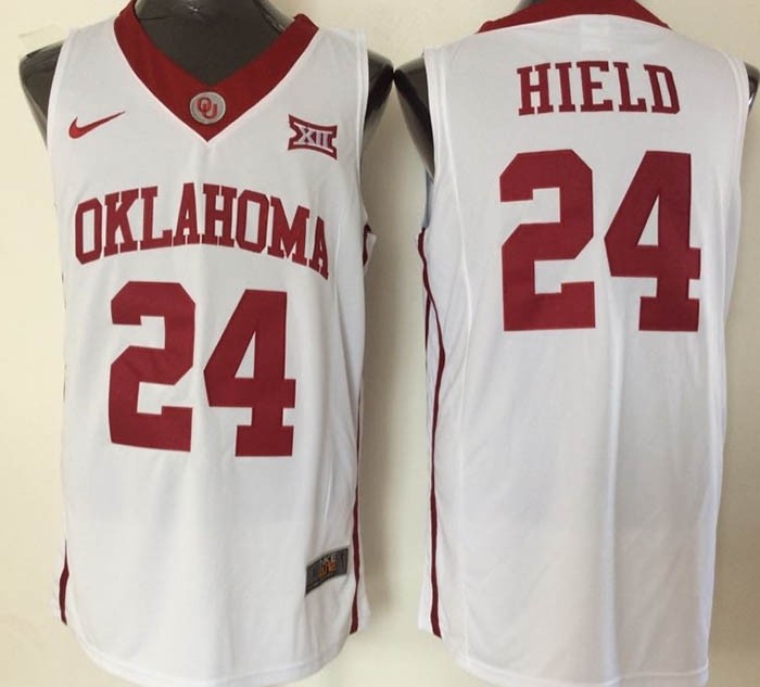 Oklahoma Sooners White #24 HIELD