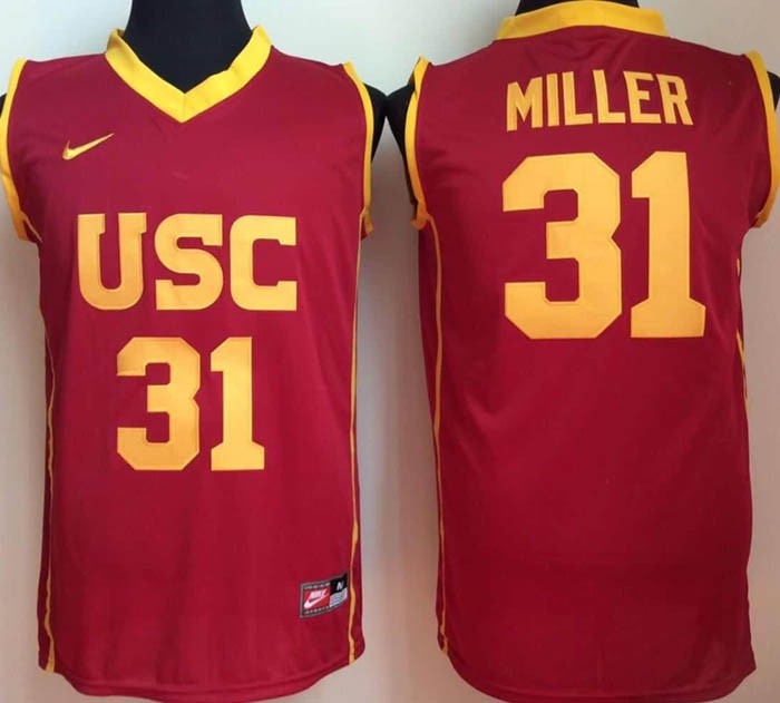 USC Trojans Red #31 Miller jersey