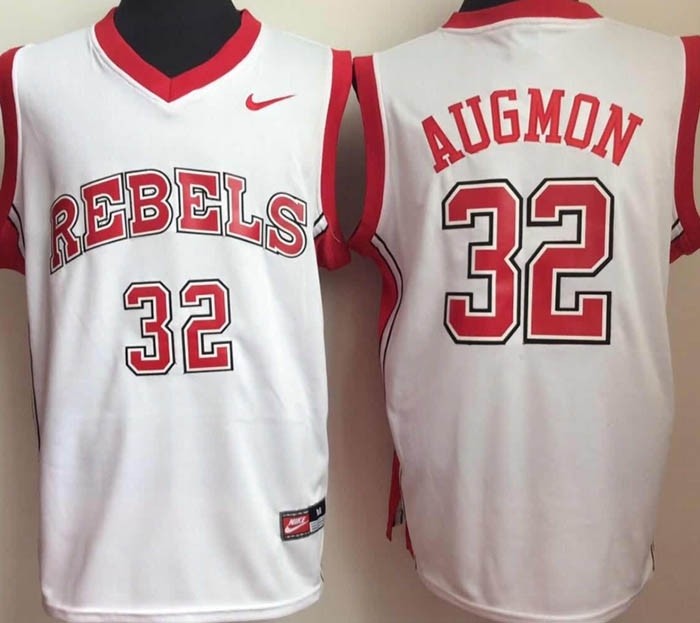 University of Nevada Las Vegas White #32 Augmon jersey