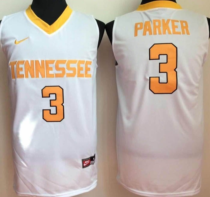 Tennessee Volunteers White #3 PARKER