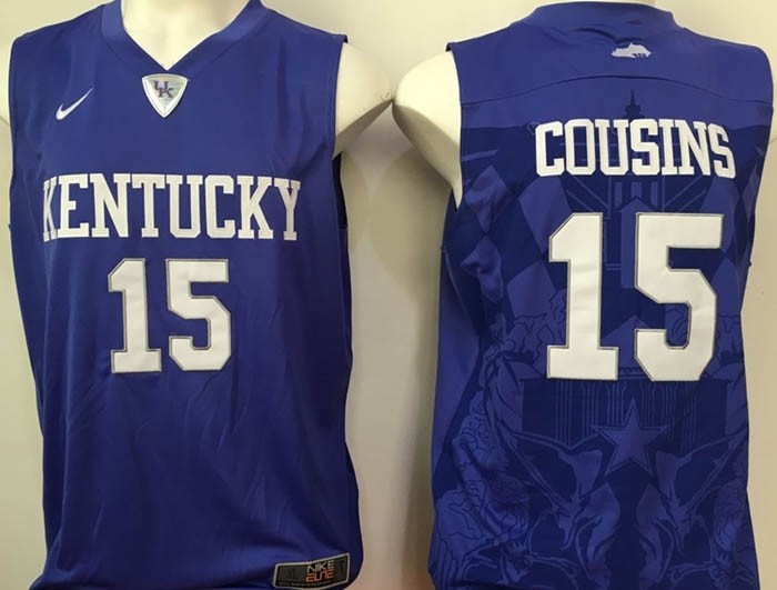 Kentucky Wildcats Purple #15 Cousins jersey