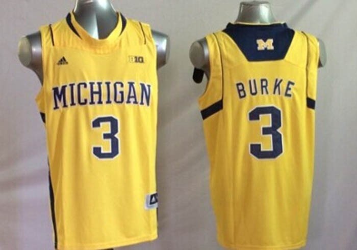 Michigan Wolverines Yellow #3 BURKE