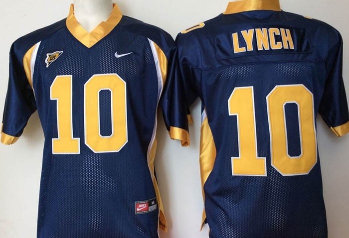 California Golden Bears blue #10 Lynch jersey