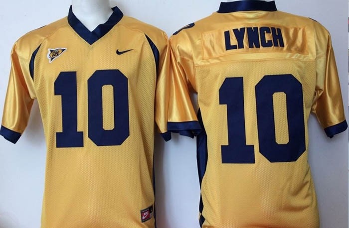 California Golden Bears gold #10 Lynch jersey