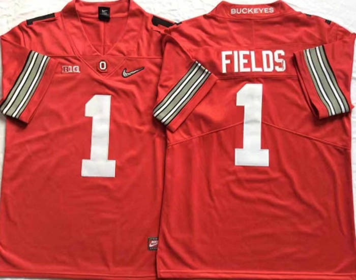 Ohio State Buckeyes Red #1 FIELDS