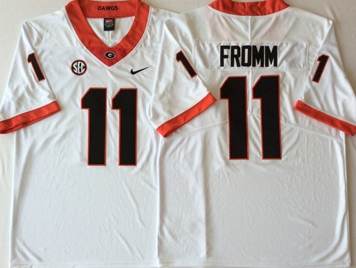 Georgia Bulldogs White #11 FROMM