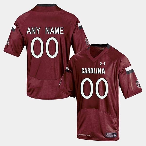 Men's South Carolina Gamecock Custom Red Stitched Jersey(Name and number remark in comment column)