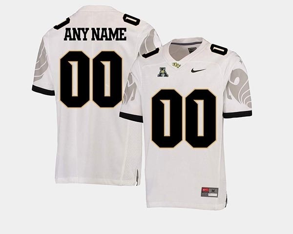 Men's UCF Knights Custom White Stitched Jersey(Name and number remark in comment column)