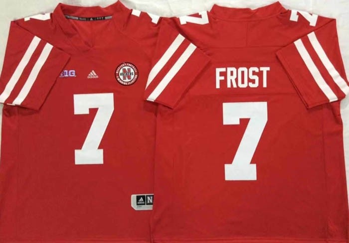 Nebraska Huskers Red #7 FROST