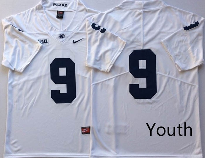 Youth Penn State Nittany Lions White #9 MCSORLEY