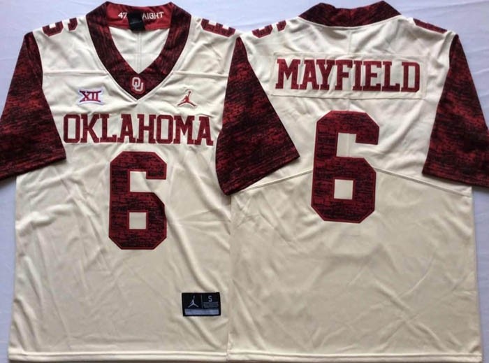 Oklahoma Sooners White Limited #6 MAYFIELD