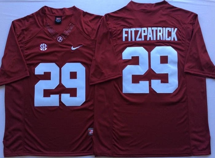 Alabama Crimson Tide Red #29 FITZPATRICK