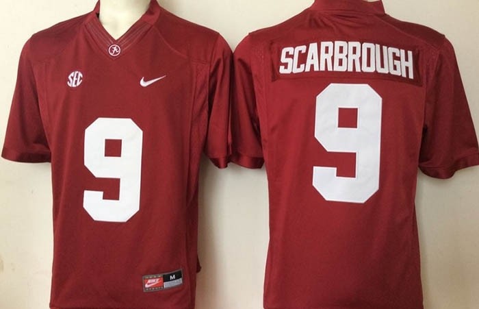 Youth Alabama Crimson Tide Red #9 SCARBROUGH