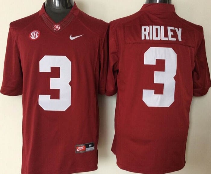 Youth Alabama Crimson Tide Red #3 Ridle jersey