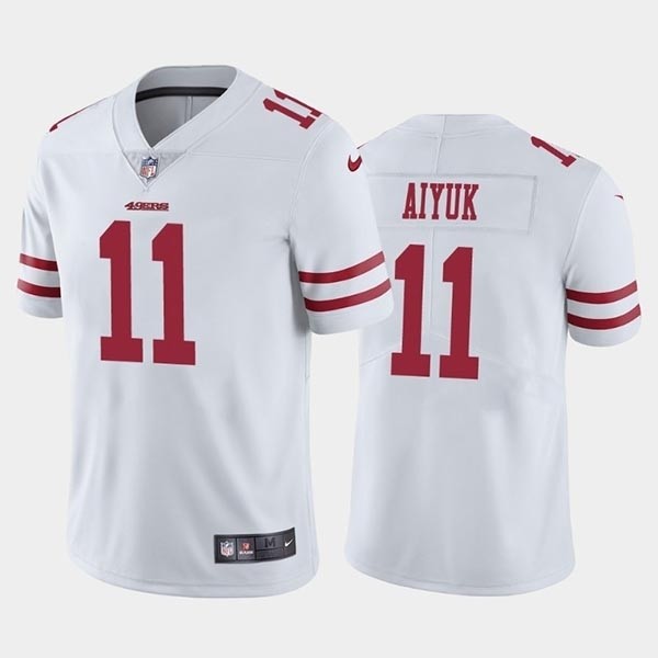 Nike 49ers #11 Brandon Aiyuk White 2020 NFL Draft First Round Pick Vapor Untouchable Limited Jersey