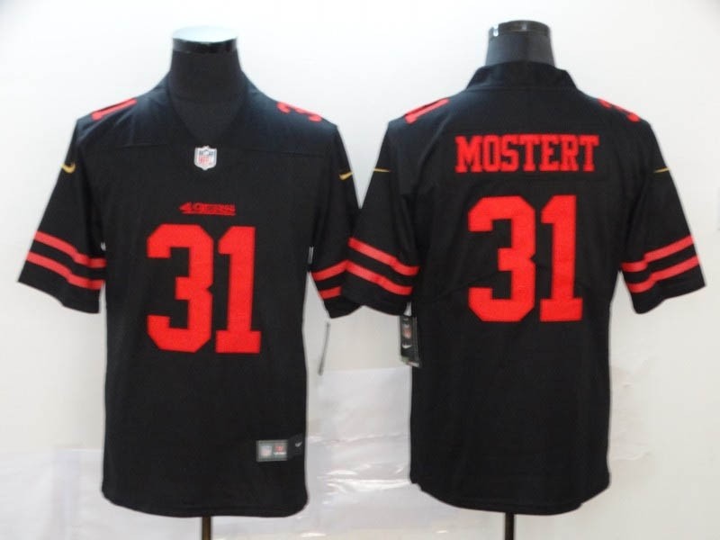 NFL 49ers#31 Raheem Mostert Black 2020 NFL Draft First Round Pick Vapor Untouchable Limited Jersey