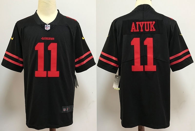 NFL49ersMan2061San Francisco 49ers 11 Brandon Aiyuk Vapor Untouchable Limited Jersey