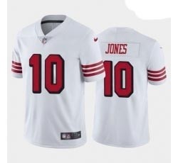 Men's San Francisco 49ers #10 Mac Jones White 2021 Color Rush Limited Jersey