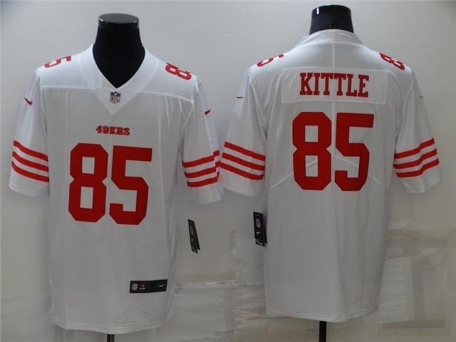 San Francisco 49ers #85 George Kittle 2022 White Vapor Limited Jersey